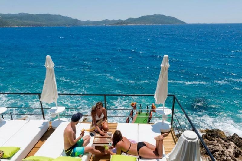 Kale Hotel Kas Bagian luar foto