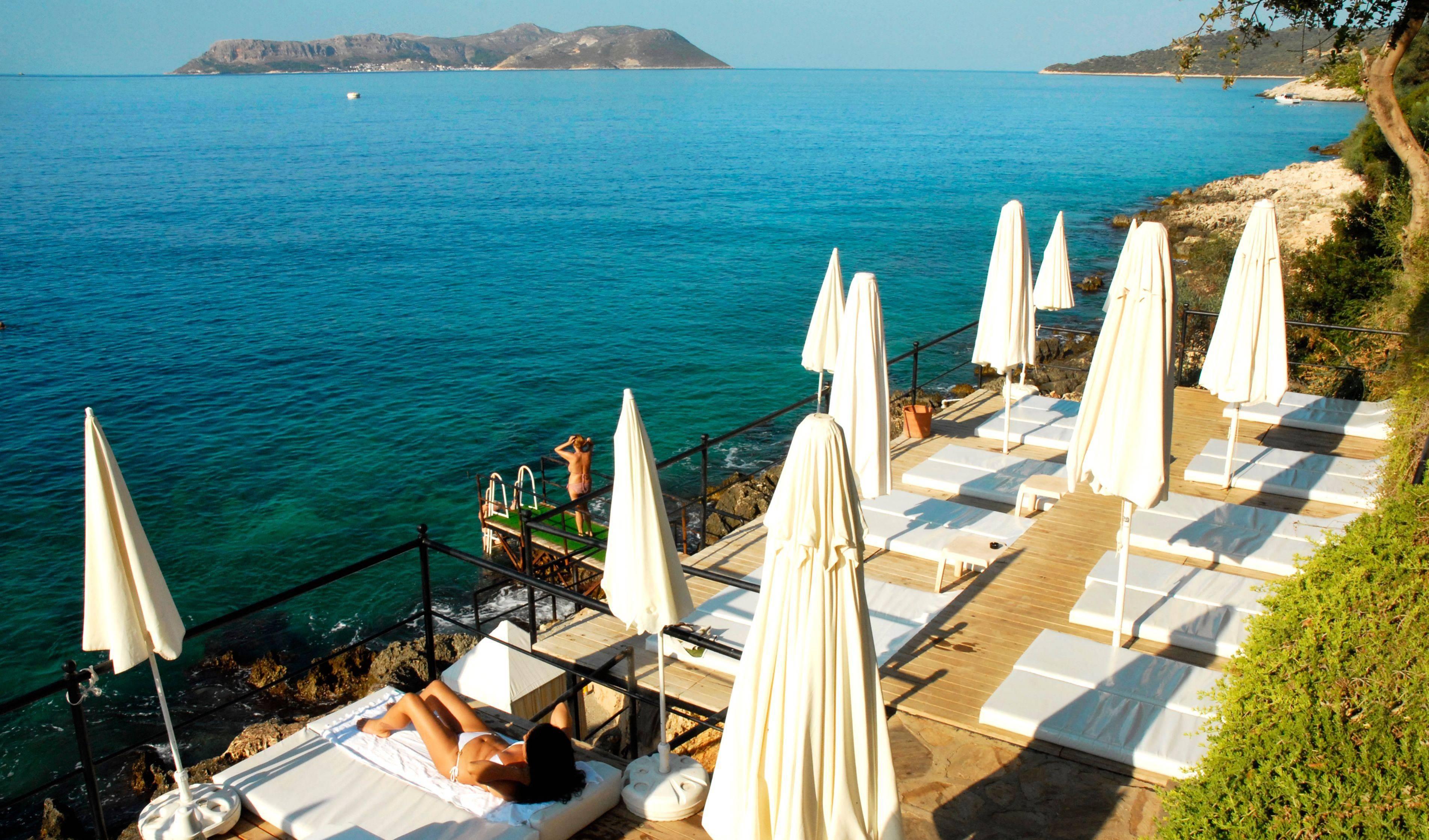 Kale Hotel Kas Bagian luar foto
